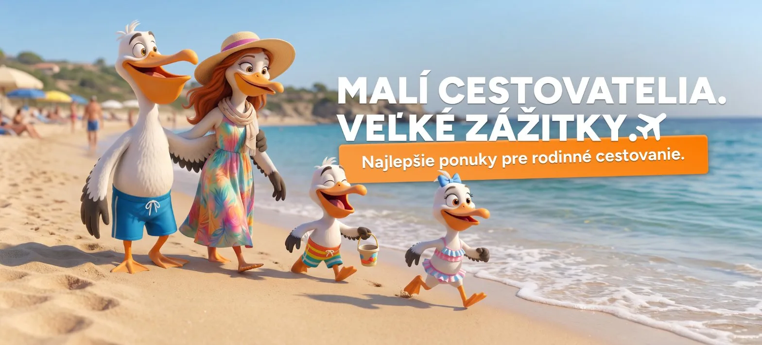 Malí cestovatelia. Veľké zážitky. Najlepšie ponuky pre rodinné cestovanie.
