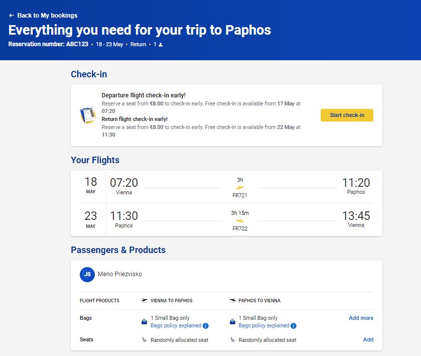 ryanair prehliadac prehlad rezervacie
