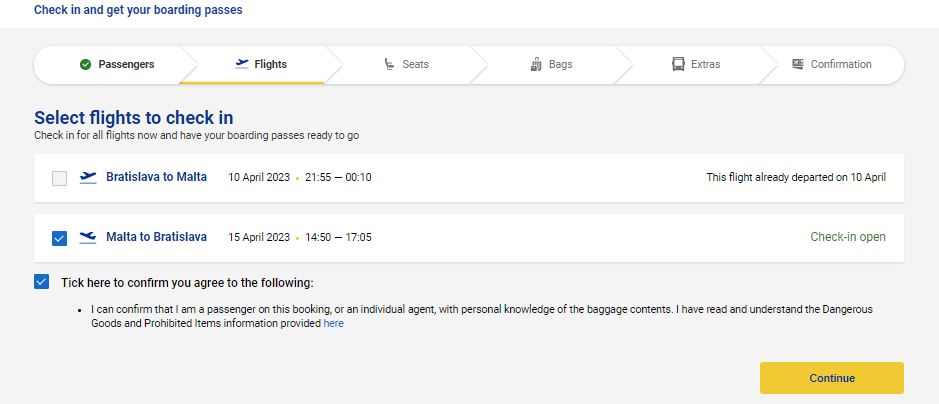 ryanair prehliadac volba letu check in